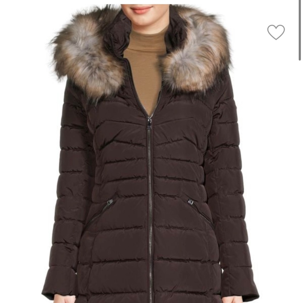 NWT Laundry Faux-Fur Winter coat